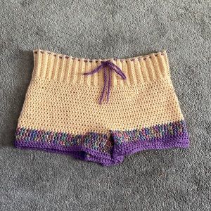 Handcrafted crochet booty short (hot pant) 1970’s style